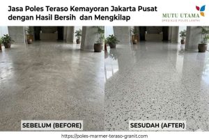 Jasa Poles Teraso Kemayoran Jakarta Pusat dengan Hasil Bersih dan Mengkilap